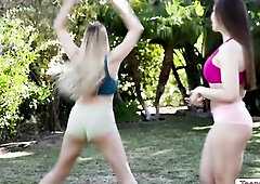 Sexy angels are willing for playtime! The wettest snatches and hottest sex yet are about to get naughty