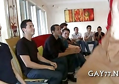 Sucking a huge stripper cock