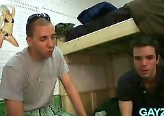 Impromtu gay party in the dorm