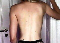 JOI OILED BOOBS & Fishnet Tease: Worship My Body
