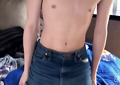 Twink Step Son Gets Caught Recording Step Dad Punish Fucked In Trailer Park