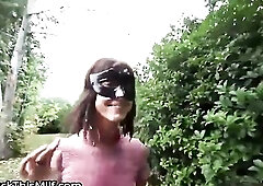 Masked brunette hair is often sucking schlongs and getting biggest cumshots, coz it feels so admirable