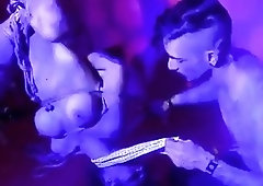 Babe gets dominated hard on a live stage by master