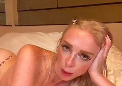 Remi Reagan destroys her pussy in POV JOI with filthy talk and ahegao screams