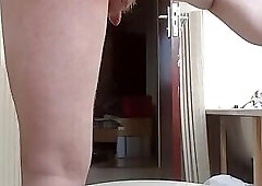 sissy amy rides a dildo