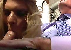 Sexy big boobs blondie shemale Angelina Torres ass pounded