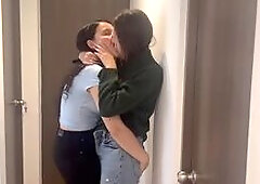 My boss and I touched every other in the office rencounter, this babe gave me a very rich tongue