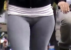 Cameltoe Spandex Leggings #02
