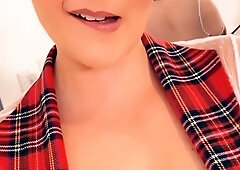 Awesome Teen With Big Boobs Dildo Masturbation