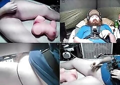 Hairy bush stud enjoys solo male session with sex toy