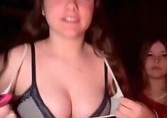 Two hot MonkeyApp Teens flashing big tits  periscope liveme