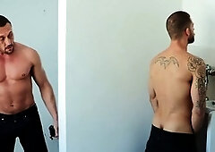 Big dick, jerking off, dale savage