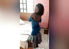 Lascivious Ebony Cuties Exchange Licks & Groans In Steamy Sex Tape