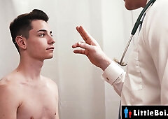 Propped up By Humungous Dangling Scrotum and Ginger Crimson Hair - Littleboi