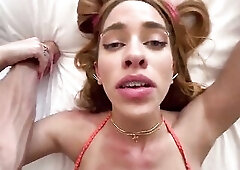 Ripping The Teen Bitch Khloe Kapri's Vagina With My Thick Schlong