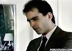 Spanked boy OTK. Vintage