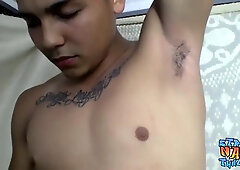 Exotic Rico Stone Urinating before Hetero Onanism