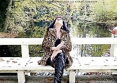 It's a charming sunny fall day and NaomiPerv is enjoying being a smokin' Headmistress.