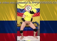 Colombian with a lovely bootie and a ginormous jizz-shotgun