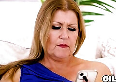 Nookies - Older Jane Turns 53 And Celebrates with a Trickling Creampie