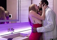 BLACKEDRAW BBC-Hungry Blond Besties Girl Youngs & Gypsy Rose Takes Turns Riding Isiah's Biggest Weenie