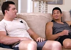 Hairy Hunk Empties Balls