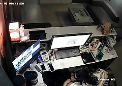 Naughty amateur Korean babe sucking cock on hidden cam