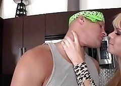 Mature shemale Jesse fucks her young lover hard and deep