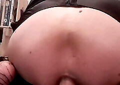 Fucking a big thrusting dildo so hard, my asspussy turns to jelly