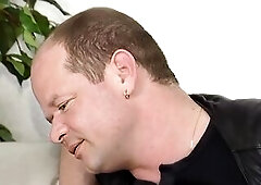 Blond beauty screws her twat with a sex tool previous to a hard screw