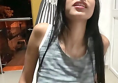 Outdoor Anal Sex On The Balcony. A Passerby Looks At Us!