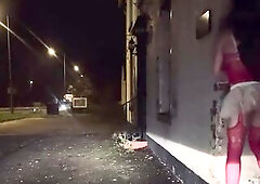 Brunette Hair flashing