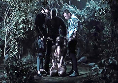 Asian Slut Gangbang - Japanese Girl With Big Tits Gets Used Like A Fuckdoll In The Woods Freeze Fuck - Jordan Pryce