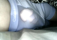 Super-Naughty humid desire in Calvin Kleins. Lots of urinate, spunk, and pre jizz.