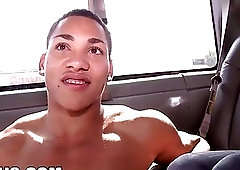 Jake Taylor tricks straight guy on bait bus