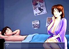 Stepmom Debbie from Summertime Saga gets wild in this orgy scene