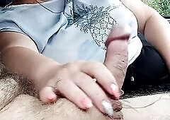 mother i'd like to fuck jerks off my ramrod in the car until I cum close up