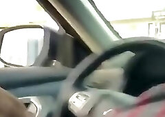 Guy blows me in my car after seeing me jacking
