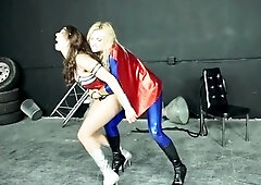 Fetish lesbians fisting gaping box