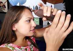 Sara Luvv Takes On 2 Monster Cocks