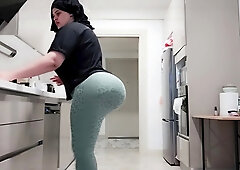 Caught fucking my busty stepmom