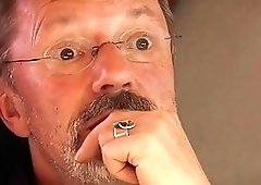 Captivating blonde is whipped in bondage while she fucks outdoors