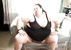 Dancing eroticly and enjoying myself
