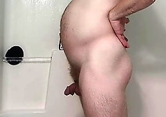 Thick Douche Hosepipe Tummy Inflation and Plugging