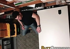 Barebacked teenager spunk