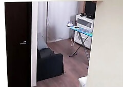 Czech cosplay teen - In Nature's Garb ironing. Voyeur porn episode