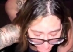 Slutty amateur blonde customer fucked by drivers big cock