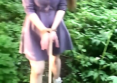 Gagged, Tied To A Tree, And Obedient Slave - Lovessie