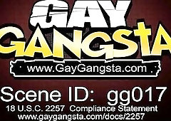 Black hunk throats dick then bends ass for a nice anal