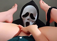Female POV with squirt in Ghost’s face